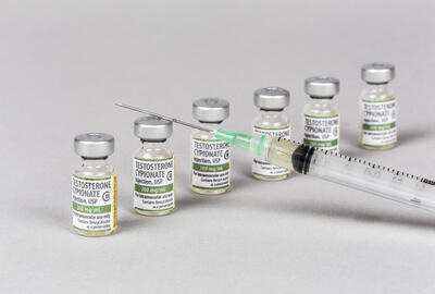 Testosterone vials