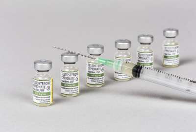 Testosterone vials