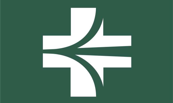 Three Rivers Concierge Medicine white logomark on green background